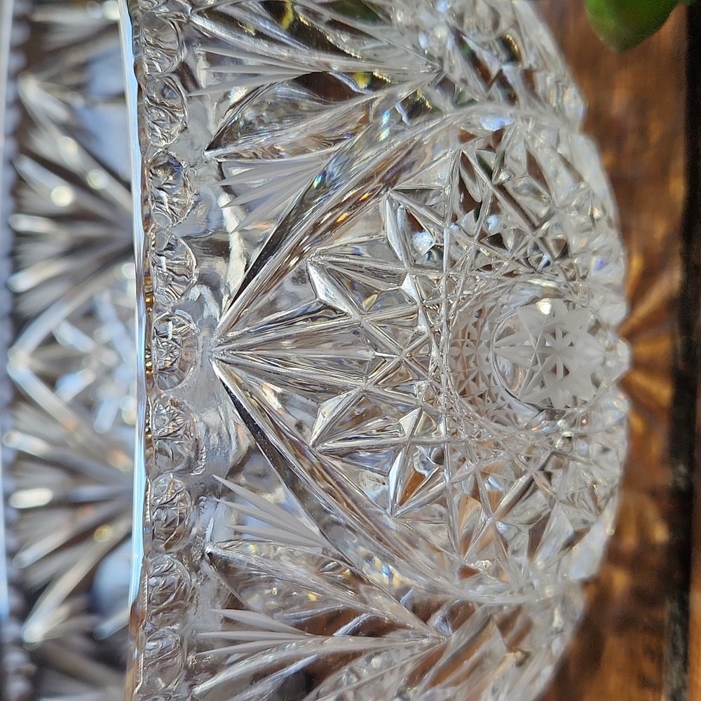 Vintage Crystal Bowl - Picture 2 of 5